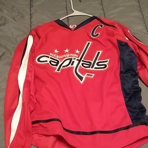 Ovechkin CCM RBK Captains jersey.